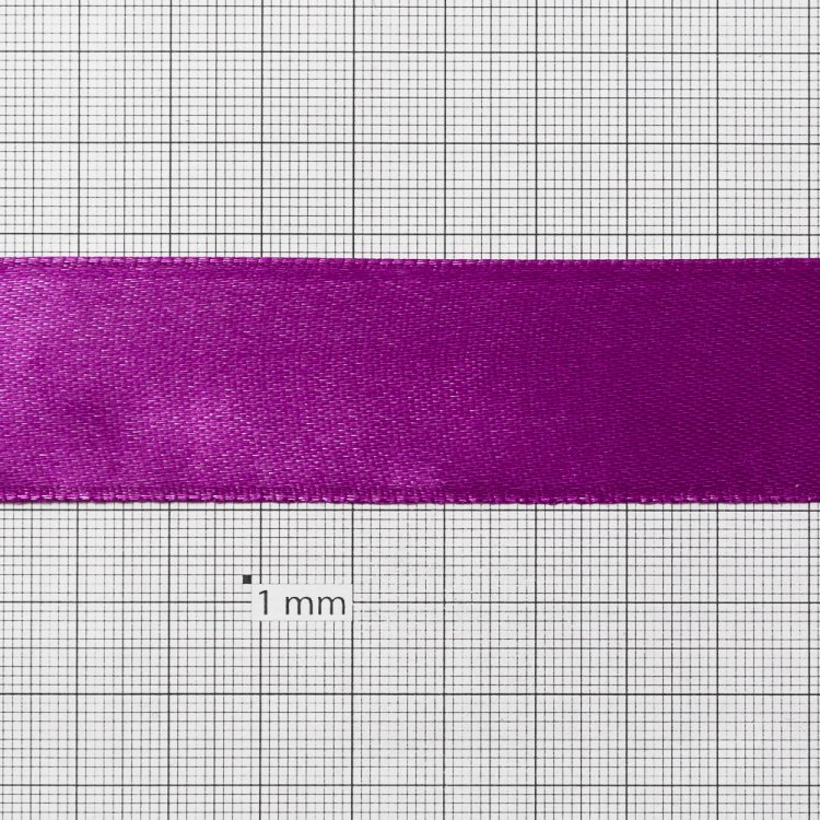 Стрічка атласна 25 мм фіолетова