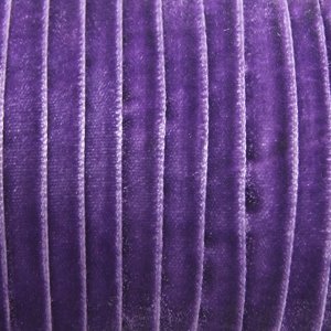 Лента бархатная 10 мм фиолетовая