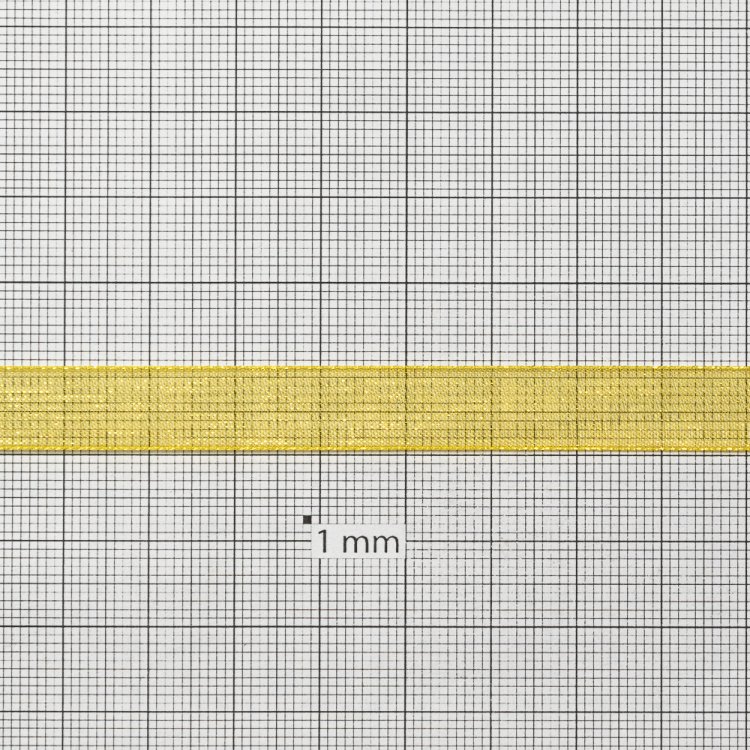 Стрічка з органзи 10 мм жовта