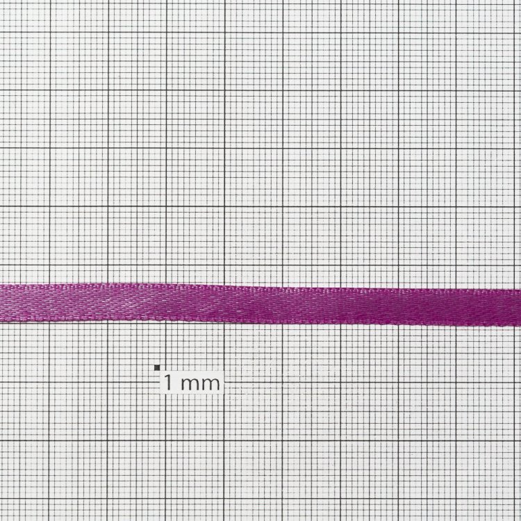 Стрічка атласна 7 мм фіолетова