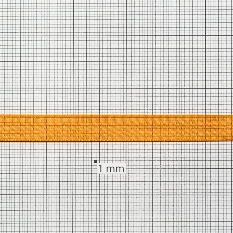 Лента из органзы 10 мм оранжевая