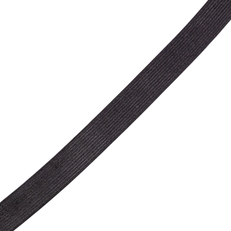 Резинка эластичная 20 мм черная полиэстеровая 1 метр