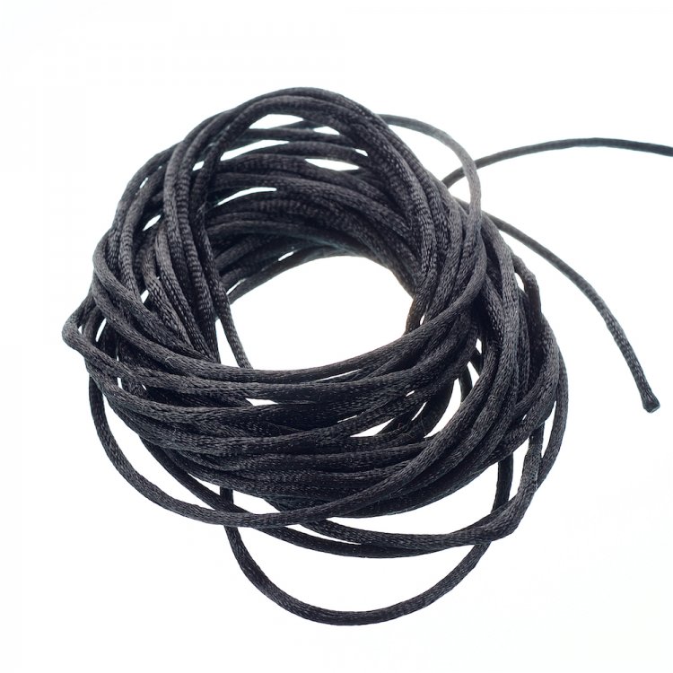 Шнур полиэстеровый 2 мм черный