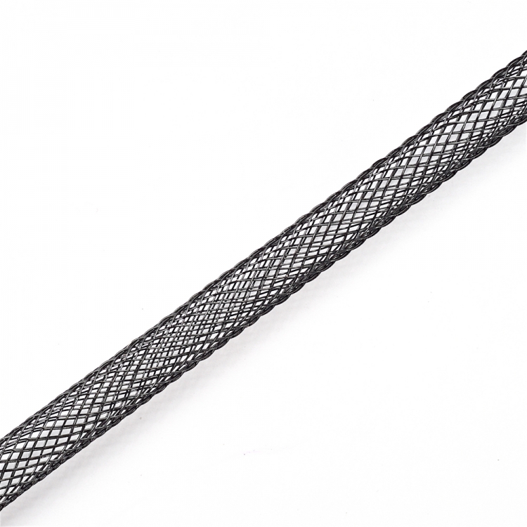 Шнур нейлноий плетений, чорний, 8 мм