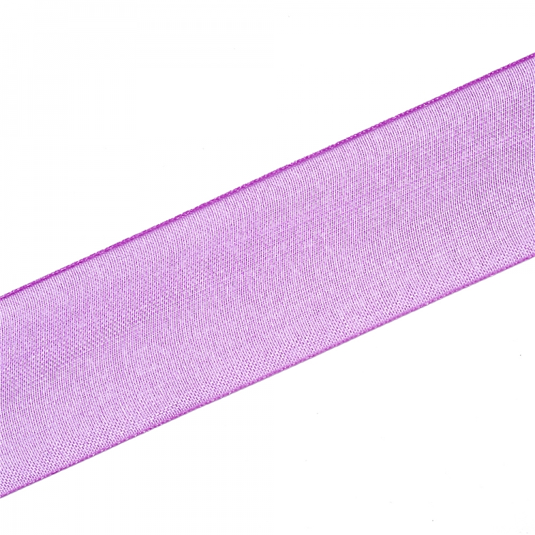 Стрічка з органзи 25 мм фіолетова