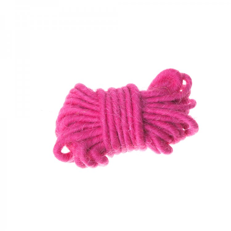 Шнур войлочный, розовый, 4 мм