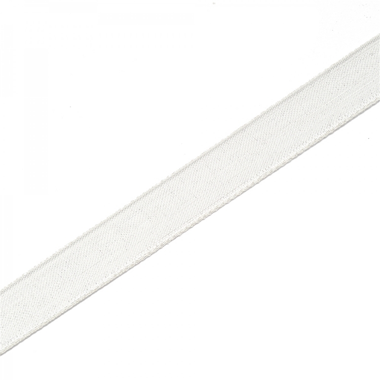 Стрічка з органзи 10 мм біла