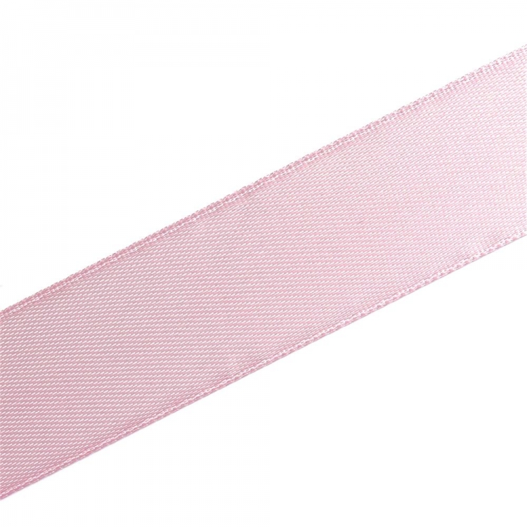 Лента атласная 25 мм розовая
