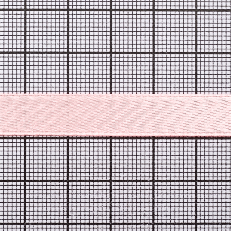 Лента атласная 10 мм розовая светлая