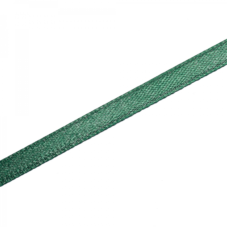 Стрічка атласна 7 мм темно-зелена