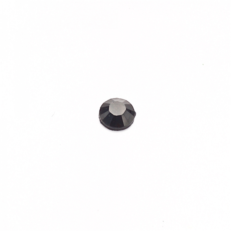 Стразы клеевые пластиковые 3 мм черные уп. 110шт