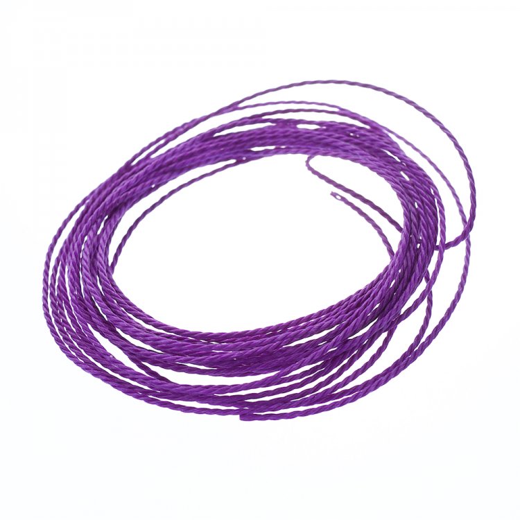 Нитка поліестерова "тайванська", фіолетова, 1 м
