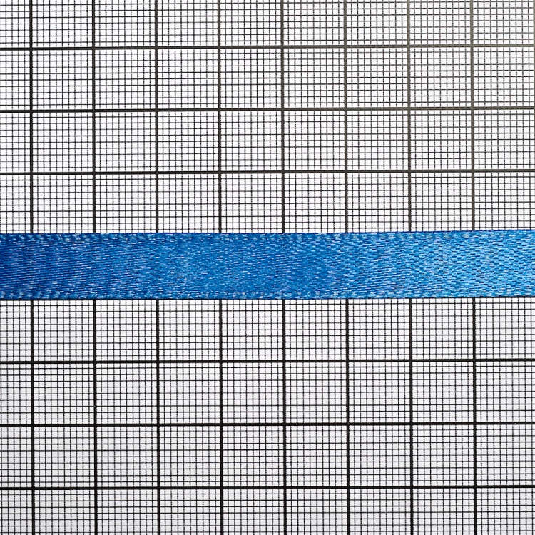 Стрічка атласна 10 мм синя