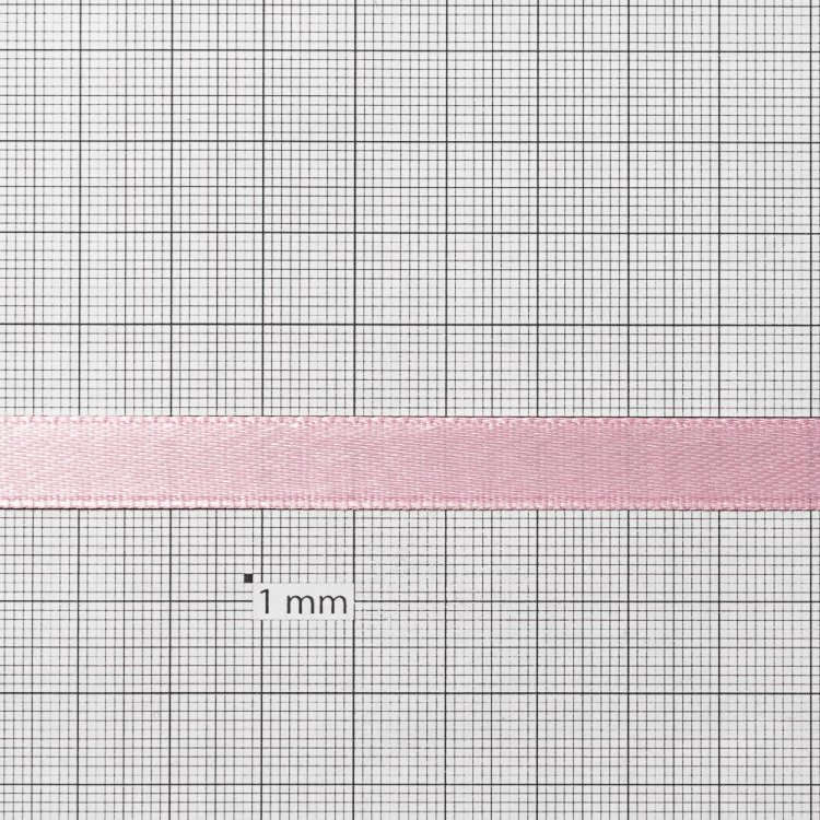 Лента атласная 10 мм розовая