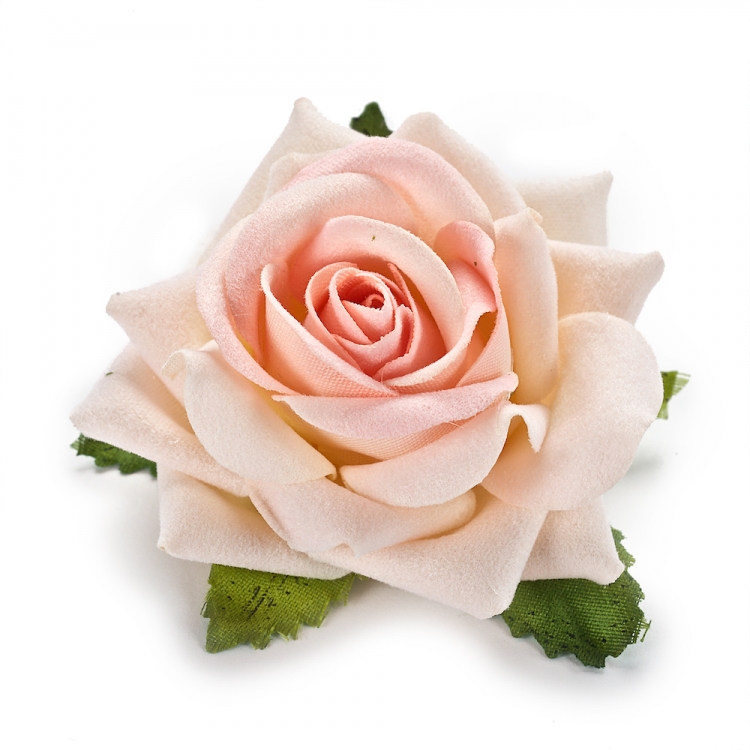 Искусственный цветок Роза кремовая