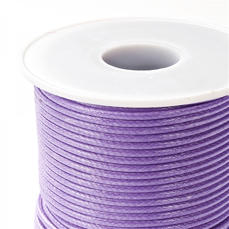 Плетёный шнур светло-сиреневый синтетика 2 мм