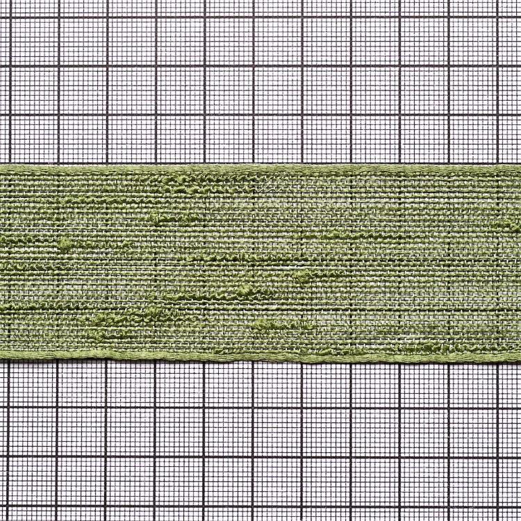 Лента джутовая 38 мм зеленая