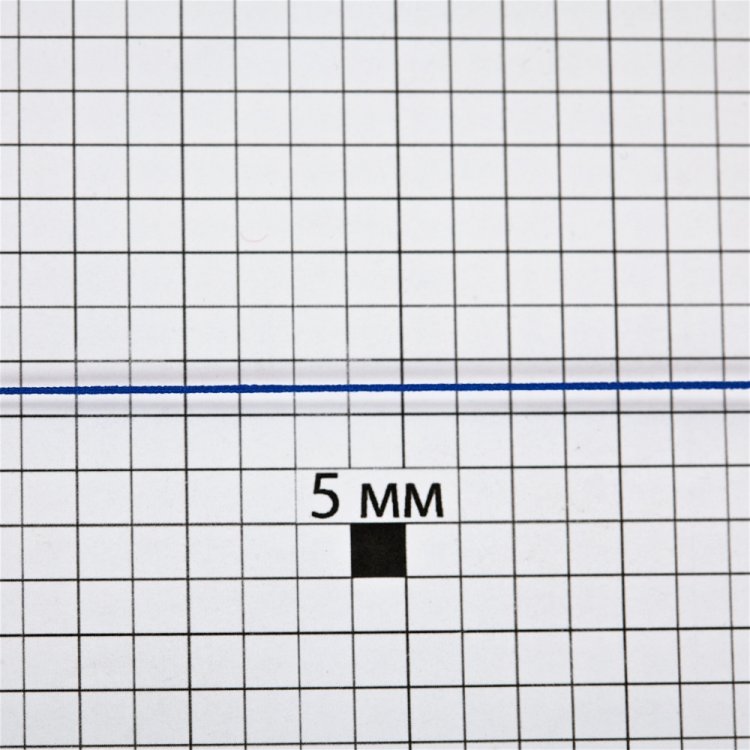 Шнур-резинка синя 0,6 мм