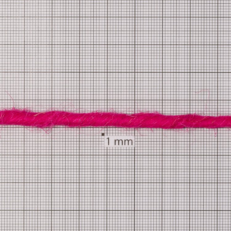 Шнур повстяний, рожевый, 4 мм