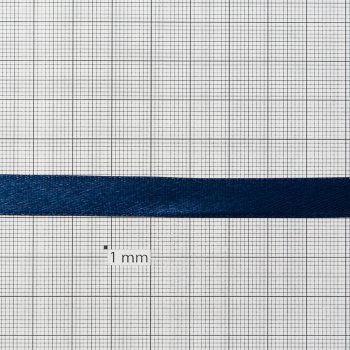 Лента атласная 10 мм синяя