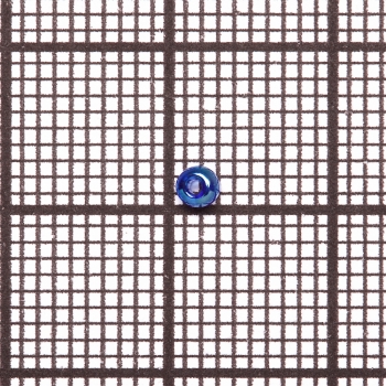 Бисер круглый мелкий 12 (1,8 мм) синий прозрачный радужный 9595