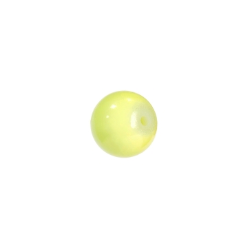 Намистина скляна 12 мм лимонна