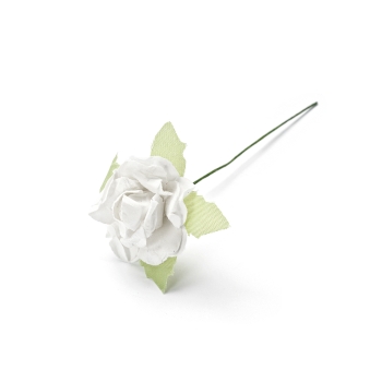 Штучна квітка Троянда біла