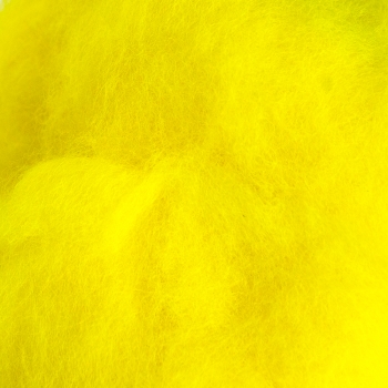 Шерсть-кардочёс новозеландская лимонная 27 мкм 25г, К2006