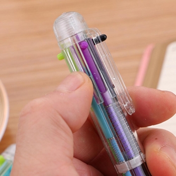 Ручка кулькова багатобарвна 6 кольорів в одній ручці