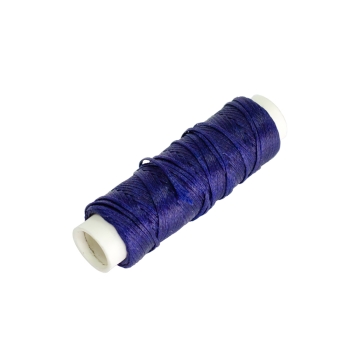 Нить вощеная 1 мм фиолетовая 1 метр