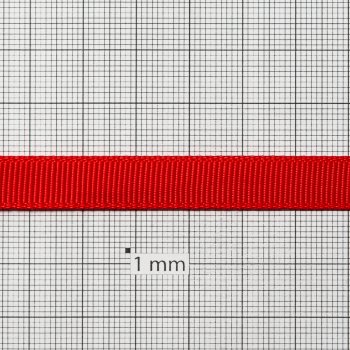 Лента репсовая 10 мм красная 1 метр