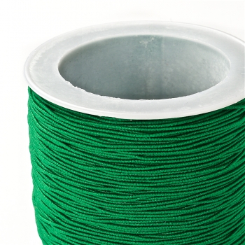 Шнур-резинка  зеленая 0,6 мм