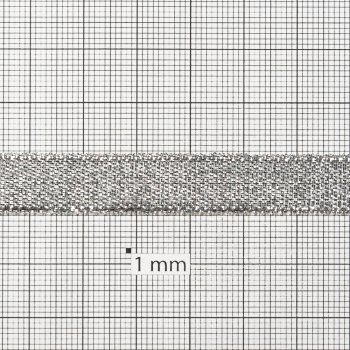 Стрічка люрексова 10 мм срібло 1 метр