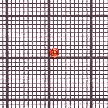 Бисер круглый мелкий 12 (1,8 мм) красный прозрачный 9592