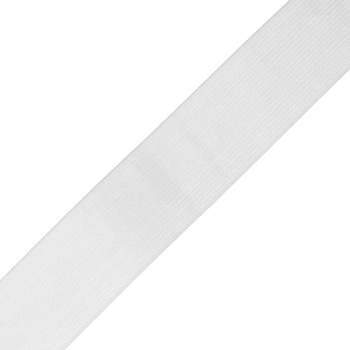 Резинка еластична 40 мм біла поліестерова 1 метр