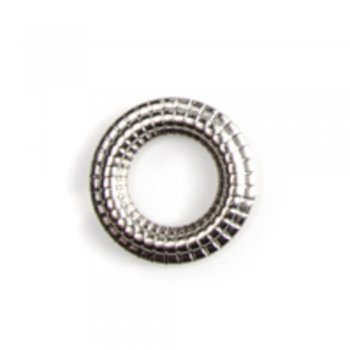 Пластиковое кольцо под мельхиор, с насечками 24 мм