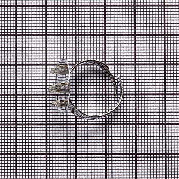 Основание для кольца диаметр основы для вклеивания 15 мм мельхиоровое