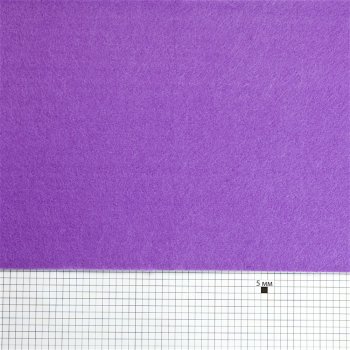 Фетр 3 мм размер 30х19,5 см фиолетовый 50026