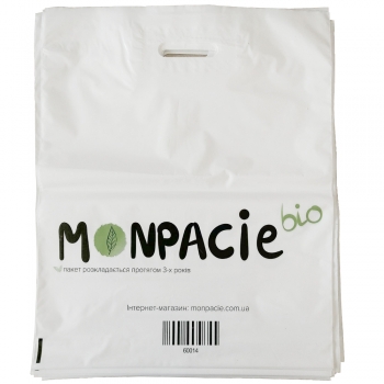Пакет поліетиленовий 50х40 см Monpacie білий