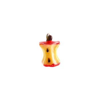 Подвеска из полимерной глины Огрызок яблока