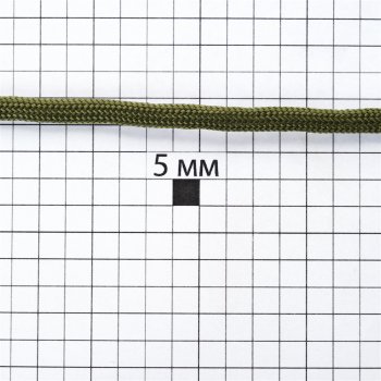 Шнур паракорд 4 мм зелёный 1 метр
