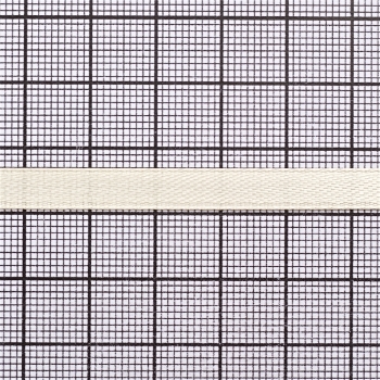 Лента атласная 7 мм кремовая 1 метр