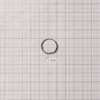 Основа для каблучки діаметр основи для вклеювання 8 мм мідна