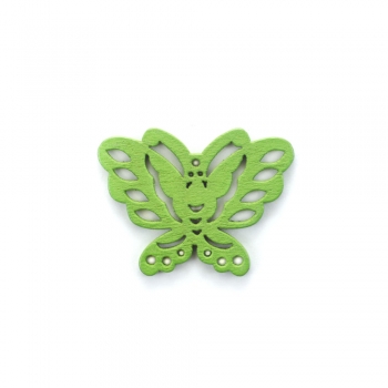 Дерев'яна підвіска Метелик Зелений