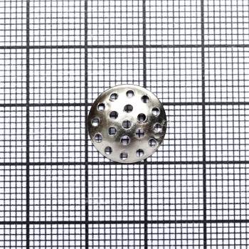 Ґратчасті основи для брошок мельхіор, 14 мм