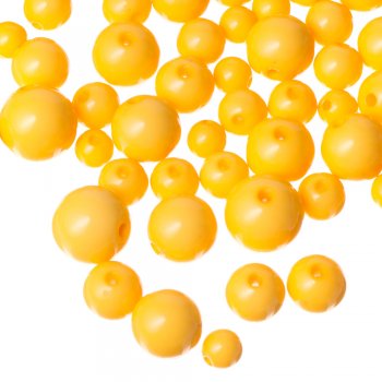 Пластик одноколірний жовтий опаковий непрозорий