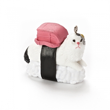 Мініатюра Коти-Суші Білий з рюкзаком