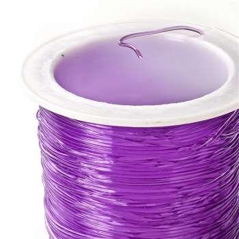 Резинка силиконовая толстая фиолетовая 0,8 мм