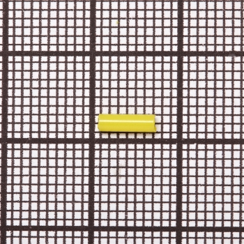 Бисер-стеклярус 3 (6 мм) желтый 9875