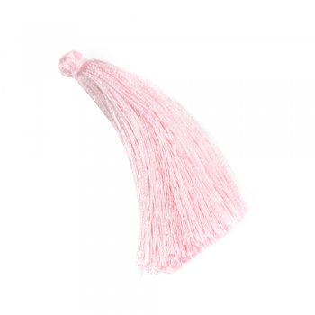 Текстильная кисточка розовая
